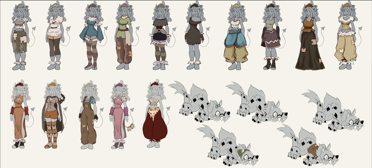 Outfit Designs - Wakfu Fan-Project